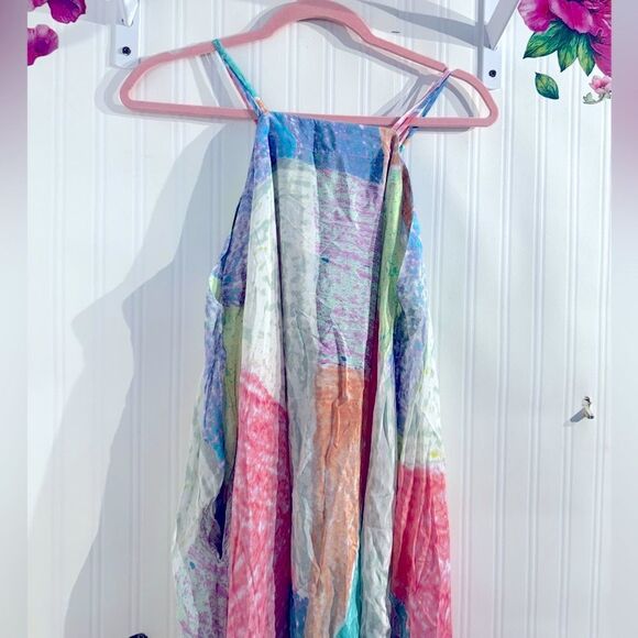 NWT Anthropologie Annette Dress Colorful Geometric Maxi Dress Size XS/S - Picture 8 of 12